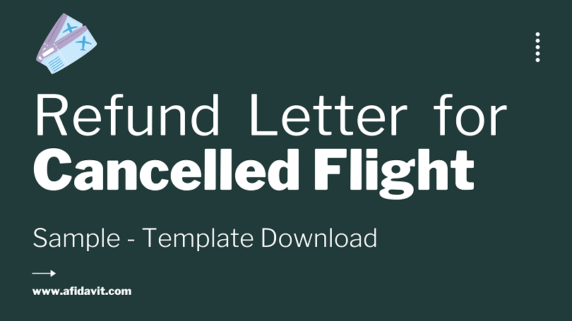 Flight Cancellation Refund Application - Cancelled Flight Compensation